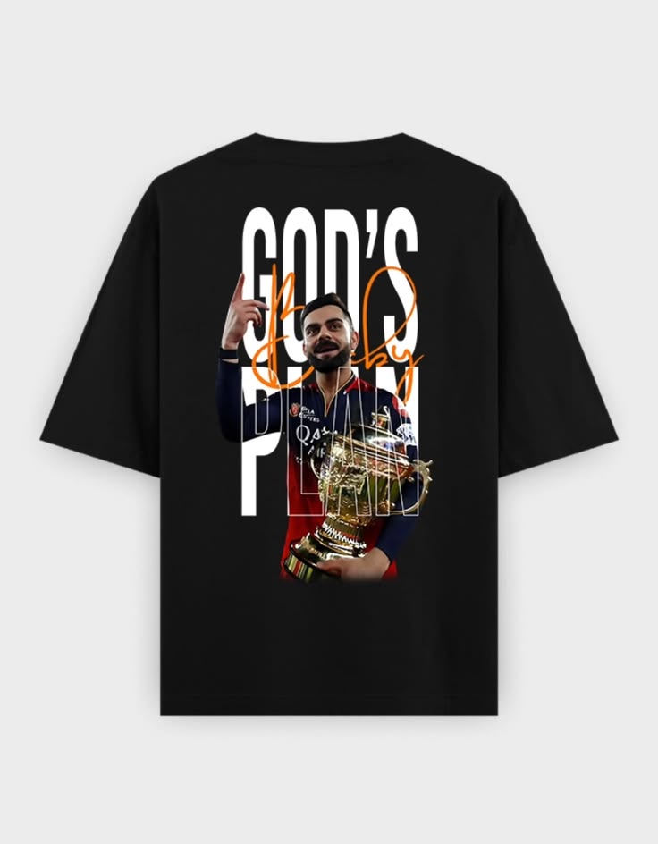 Gods Plan Oversized Graphic Tshirts