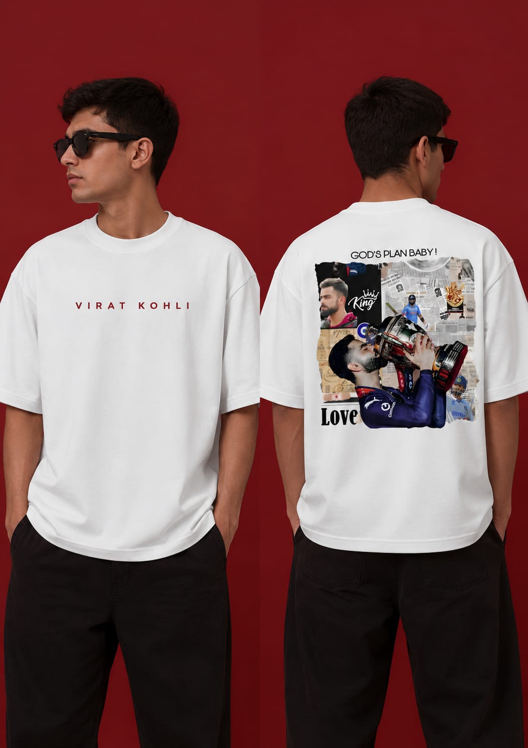 Virat Kohli Legacy Oversized Tshirts