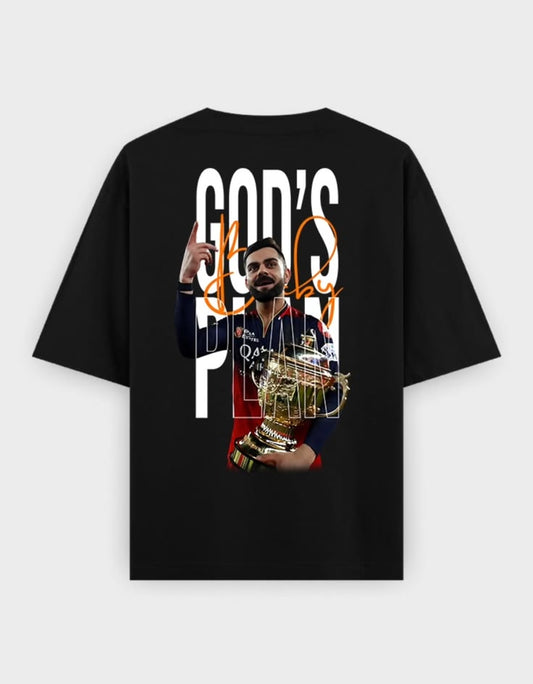 Gods Plan Oversized Graphic Tshirts
